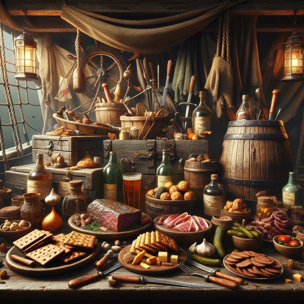 The Realities of Pirate Cuisine: What Pirates Ate and Drank on the High Seas