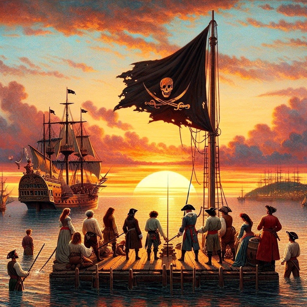 How did the great pirate era end?