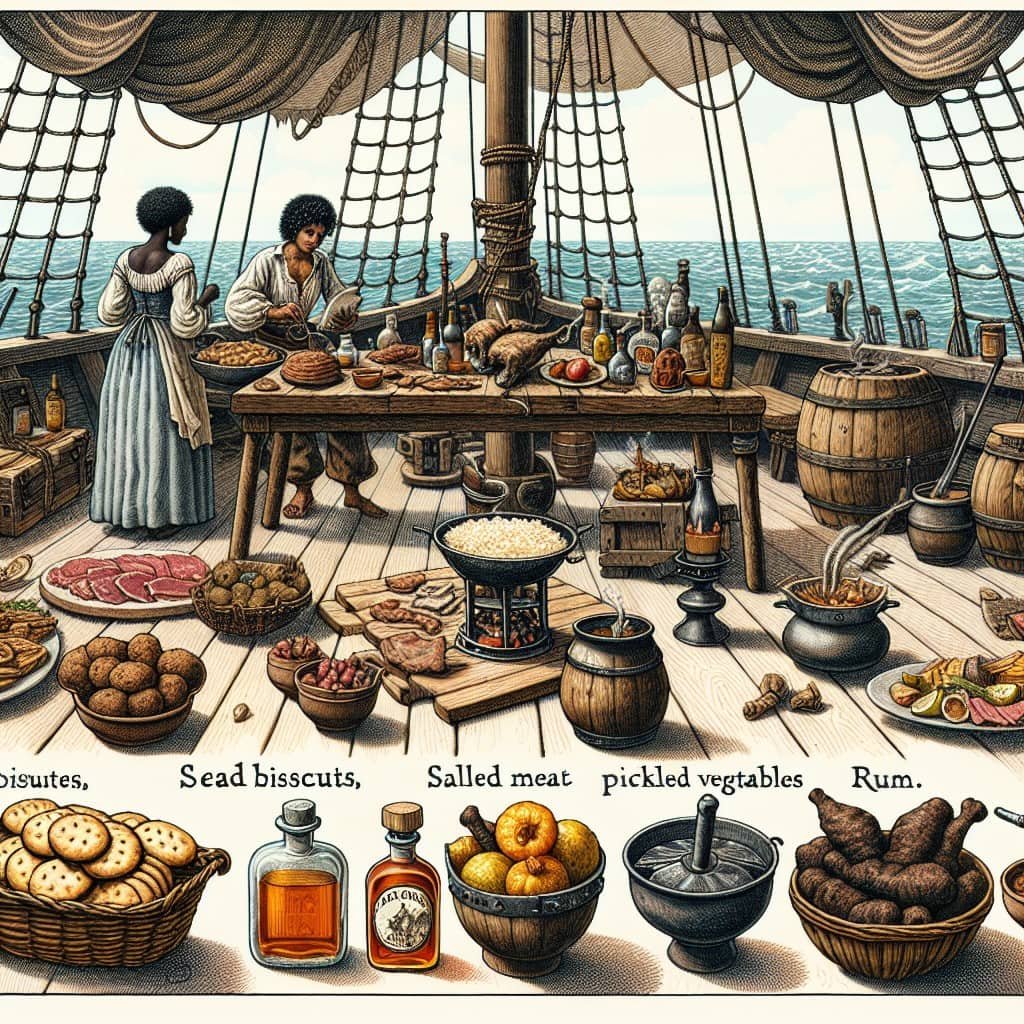 Pirate Cuisine: What Pirates Ate and Drank on Their Voyages