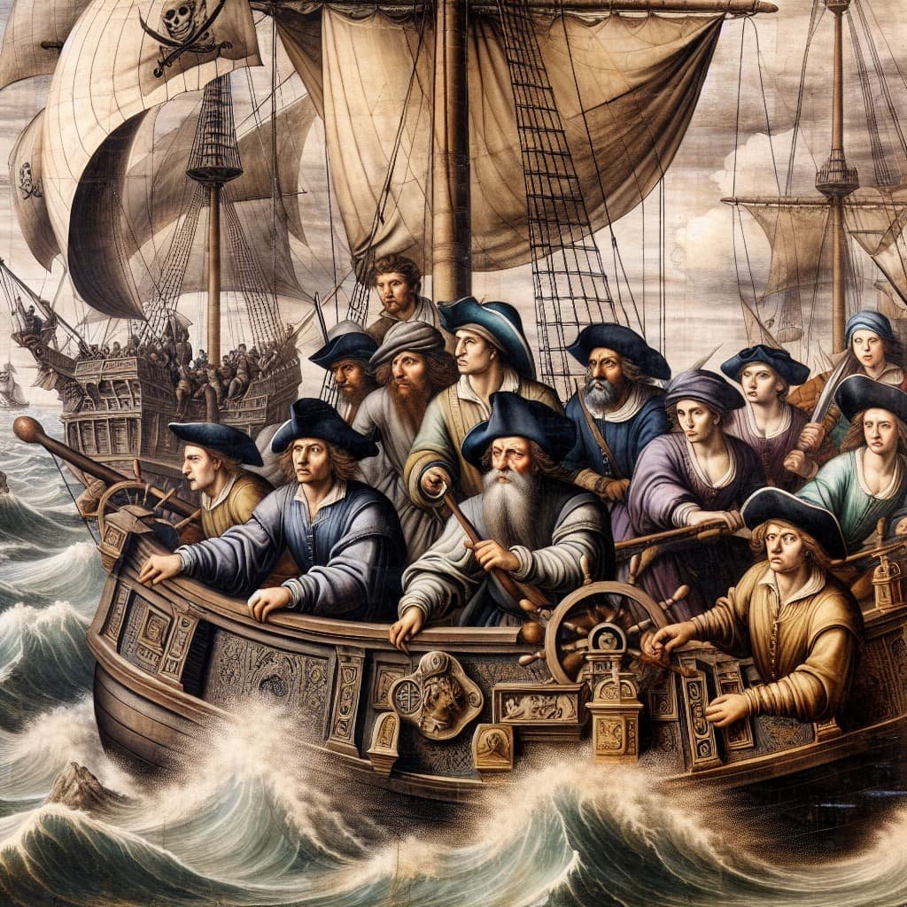 Were there pirates in the 1300s?