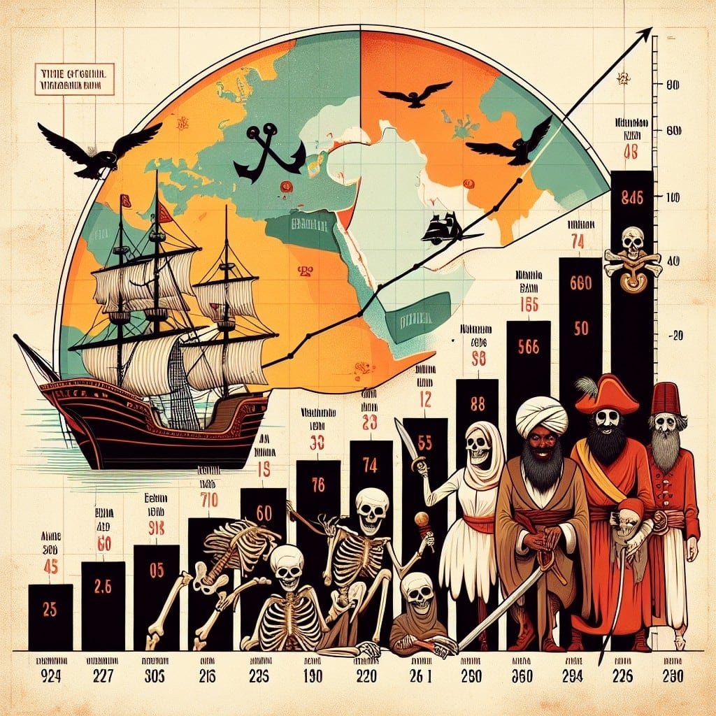 How long did most pirates live?