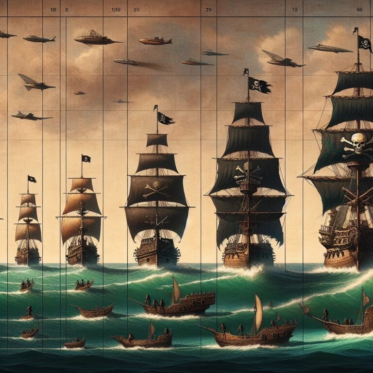 The Evolution of Pirate Ships: From Simple Vessels to Fearsome Warships