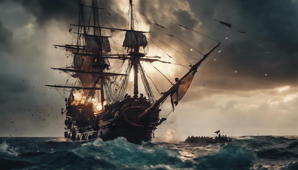 Top 10 Most Infamous Pirate Battles 5 age of piracy timeline