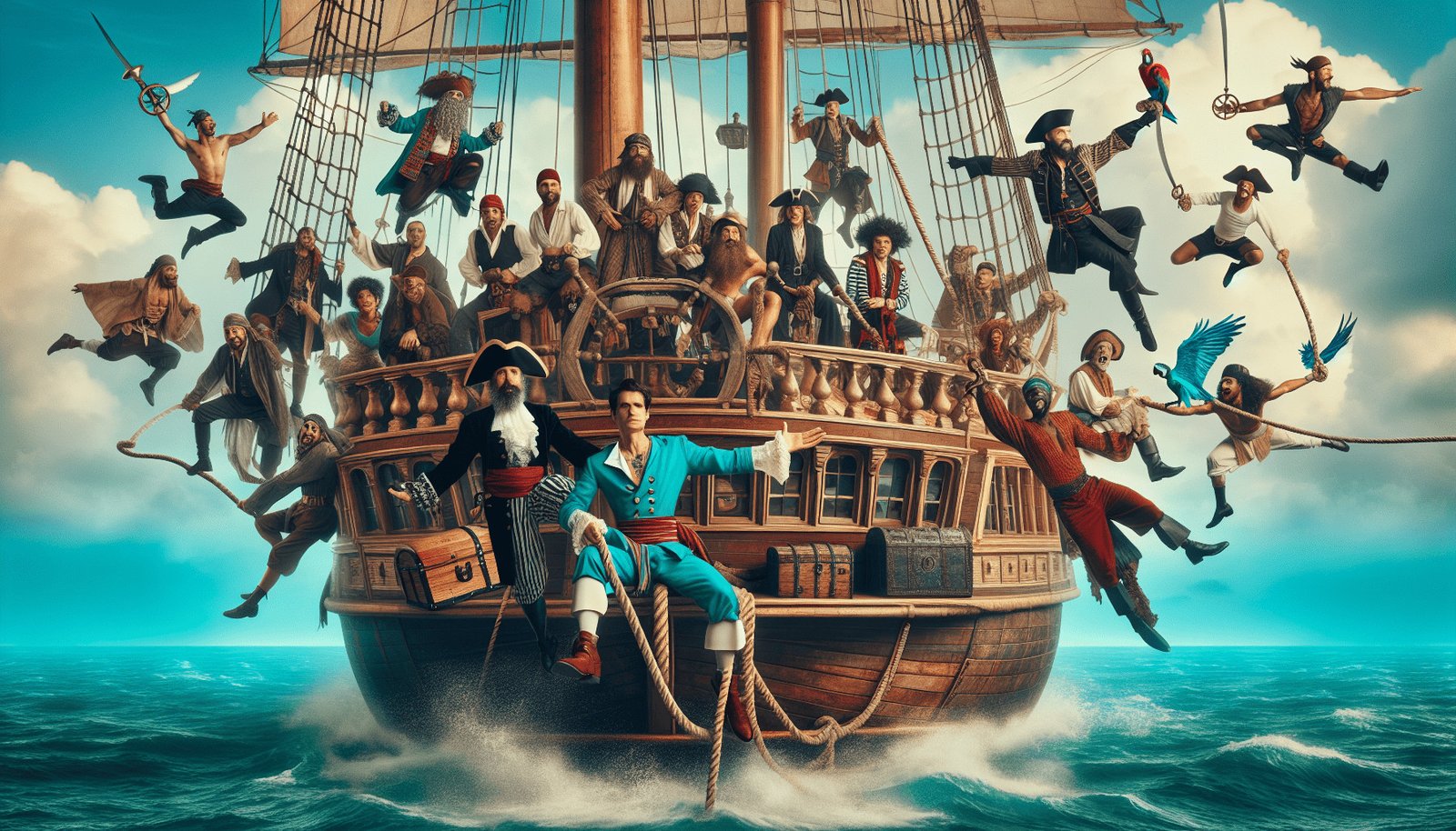 Acrobatics and Stunts on Pirate Ships: A Comedic Dive into High-Seas Hilarity