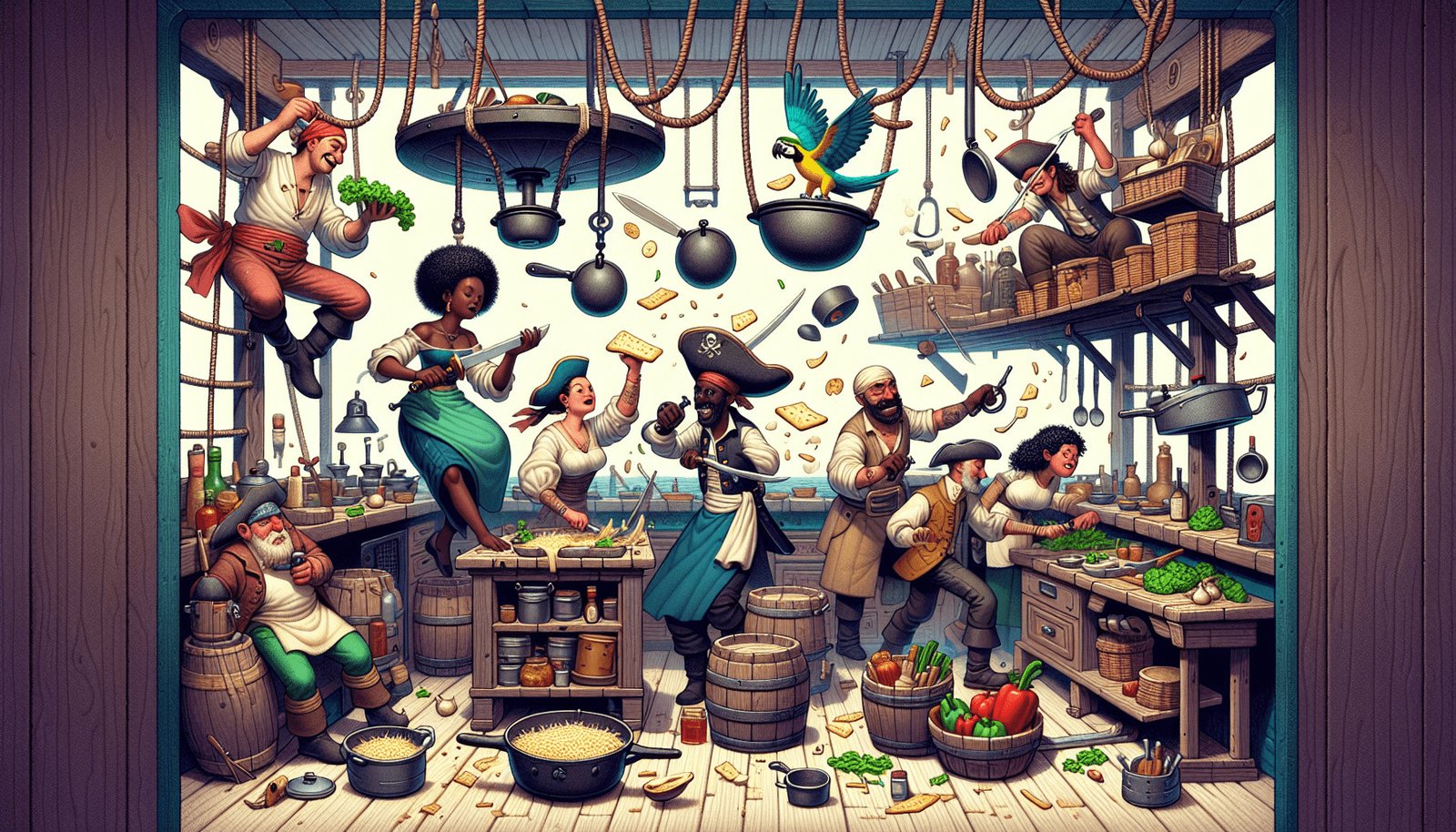 Galley Humor: Navigating the Wild and Wacky World of Pirate Ship Organization