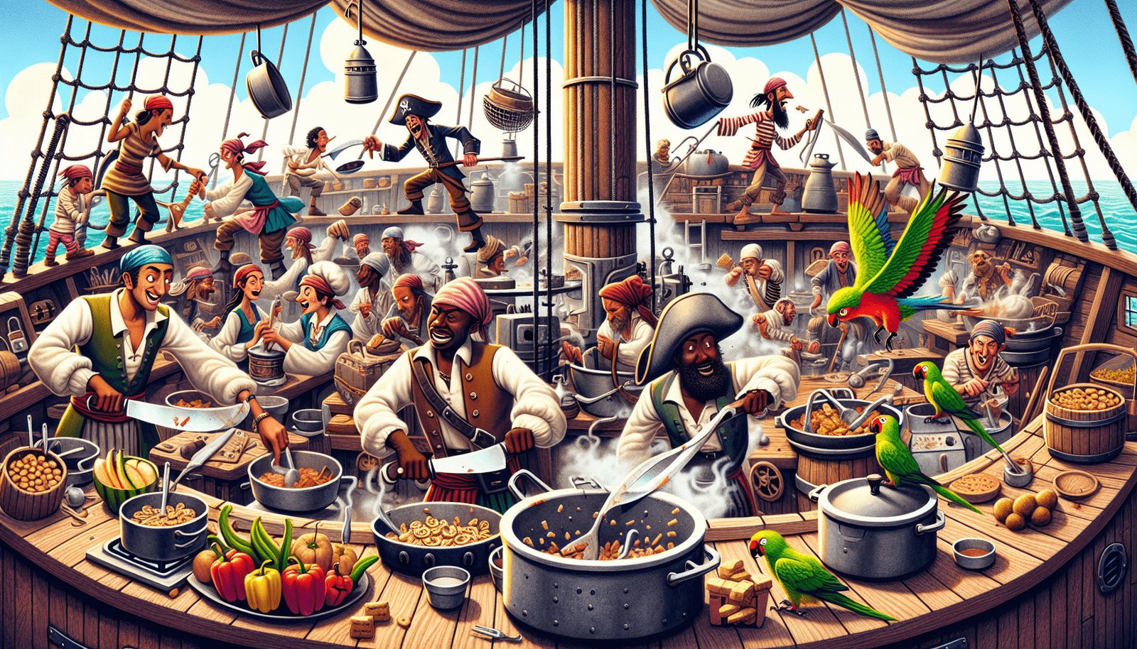 galley humor navigating the wild and wacky world of pirate ship organization