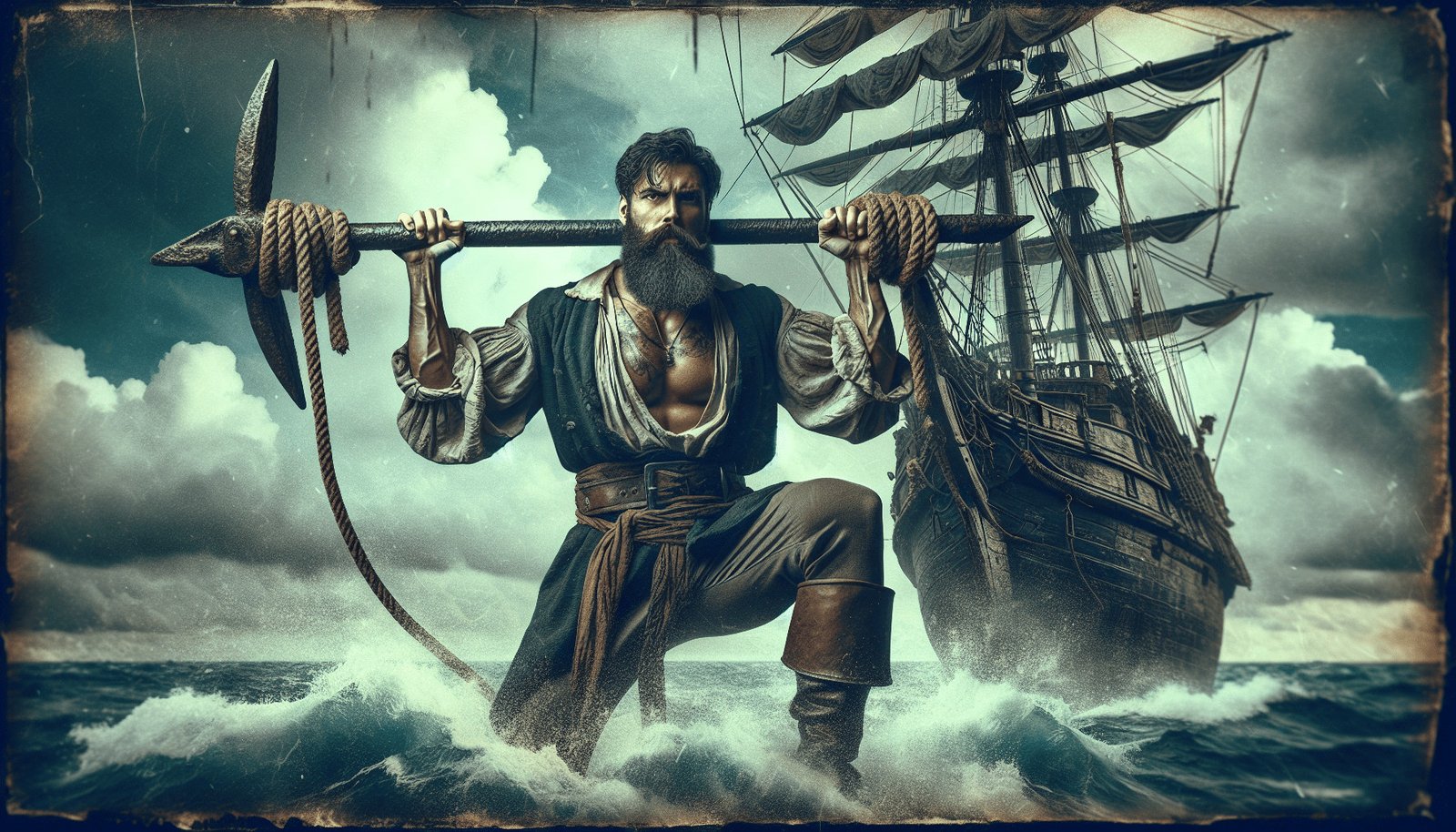 pirate feats of strength and skill when biceps and buckles rule the seas