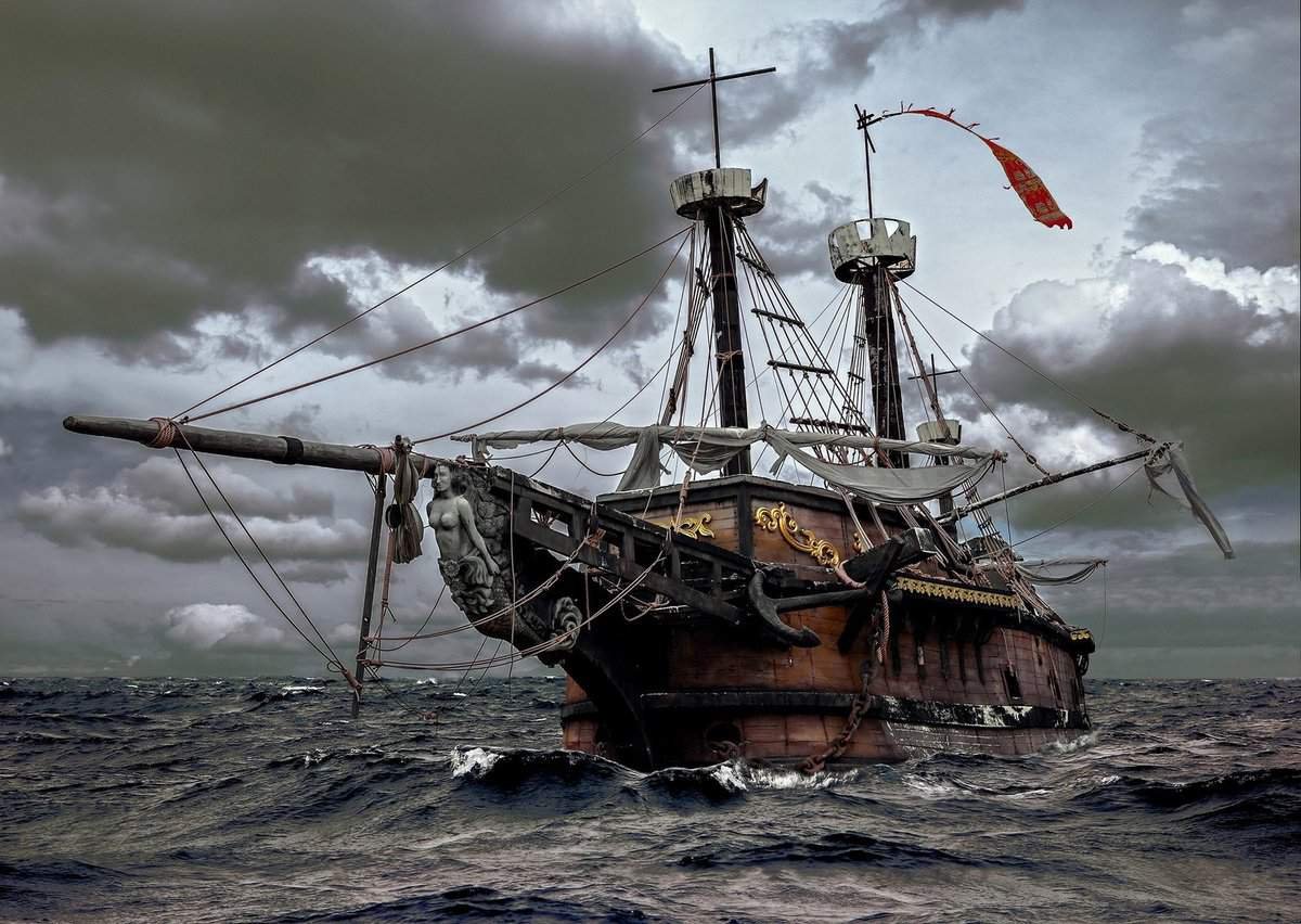 pirate ship designs evolution from sloop to man of war