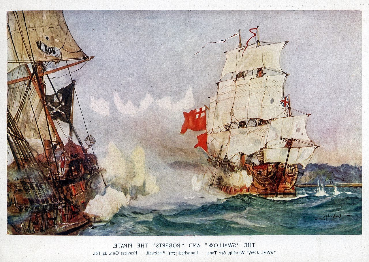 bartholomew roberts vs hms swallow a pivotal encounter in pirate history