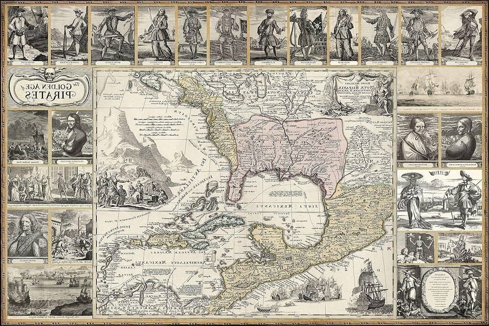 pirate cartography maps of the golden age unveiled